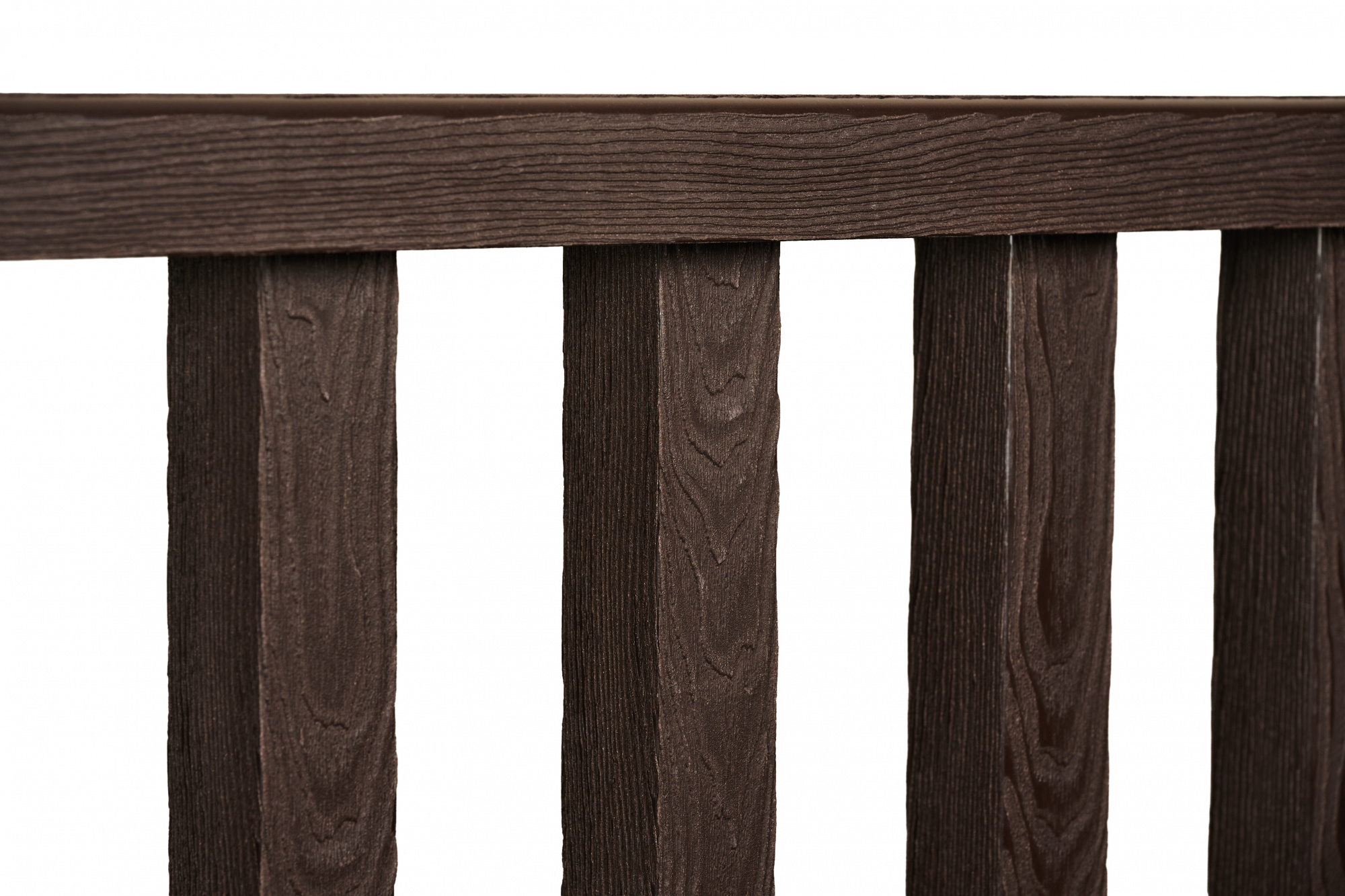 Перила ДПК 92х45 3D тиснение Венге