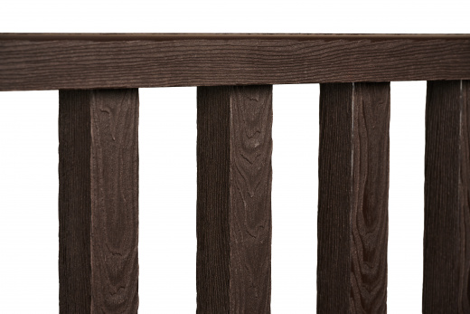 Перила ДПК 92х45 3D тиснение Венге