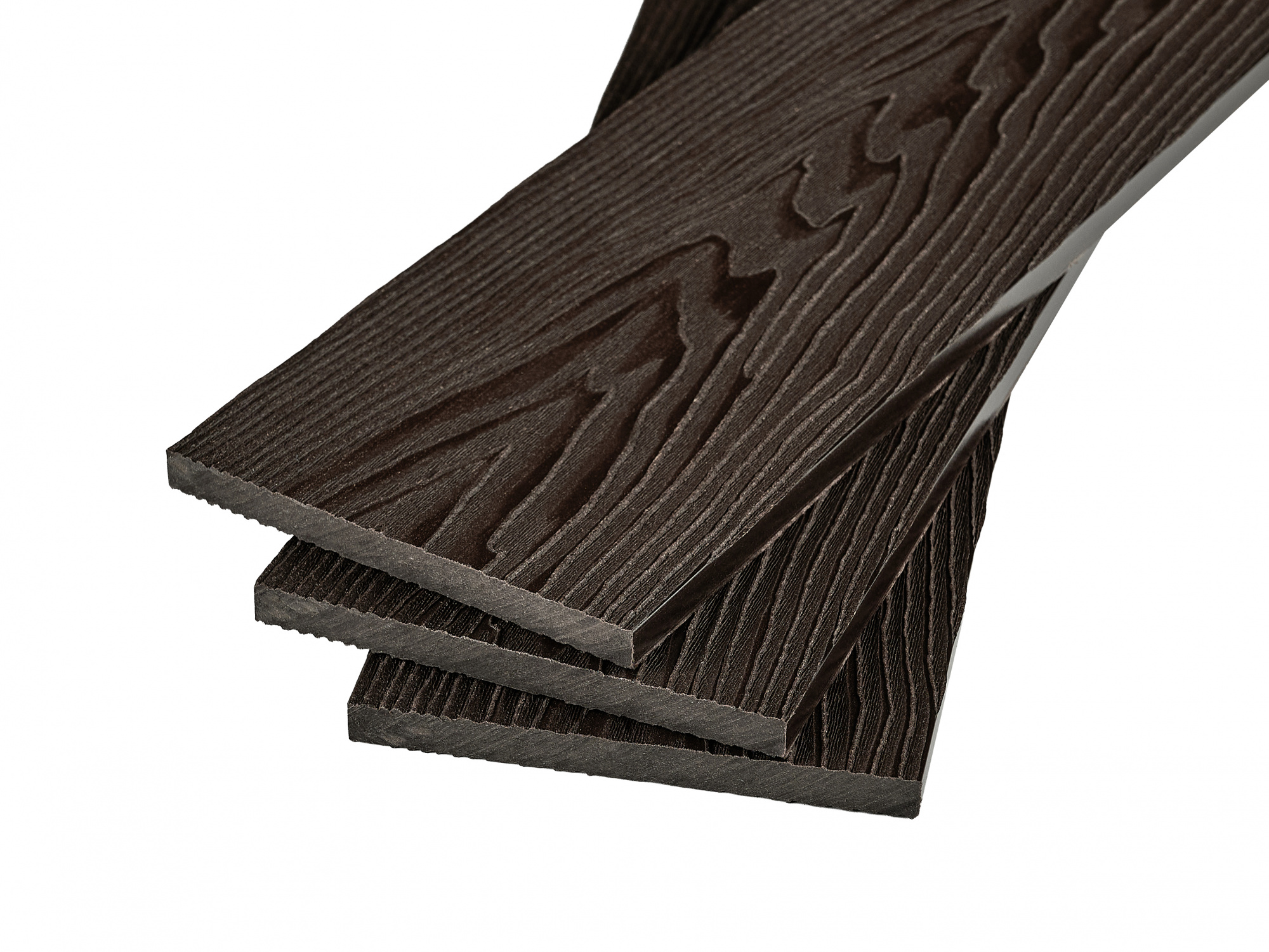 Планкен заборный ДПК 130х11 Двухстороннее 3D Тиснение