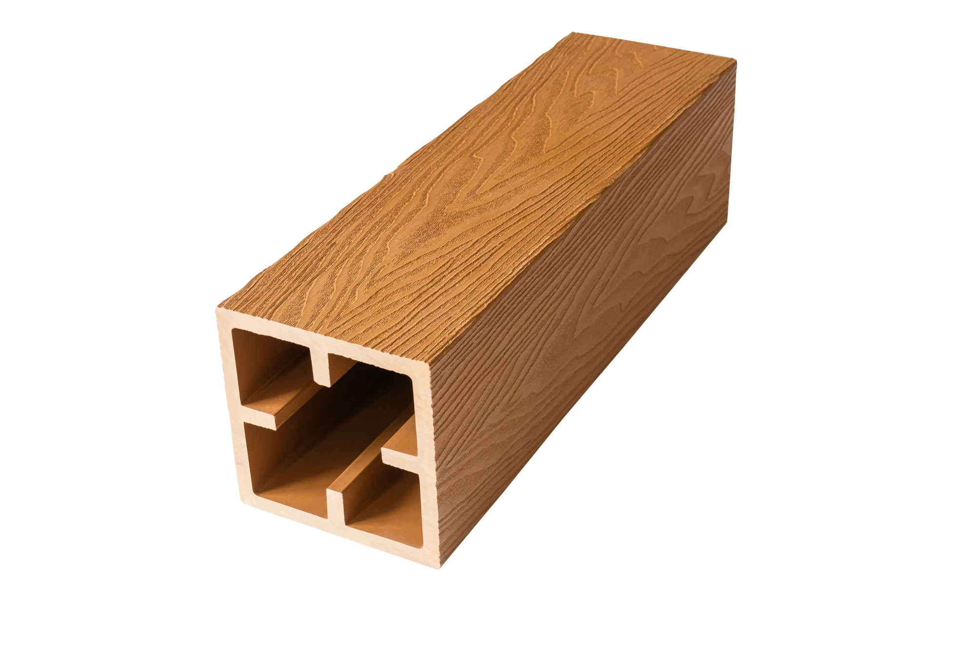 Столб опорный ДПК 120х120 3D 